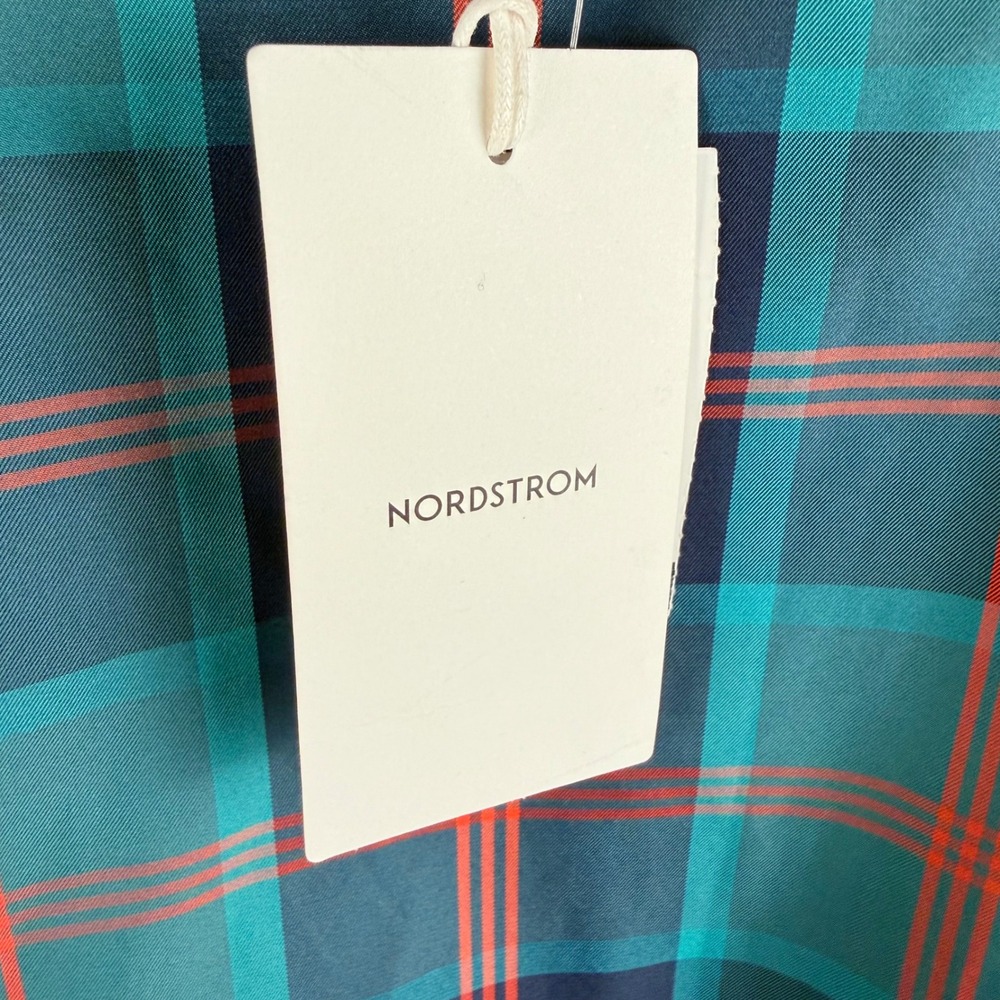 Nordstrom Plaid Sleeveless Fit & Flare Dress Medium NWT Holiday Timeless - Picture 6 of 11